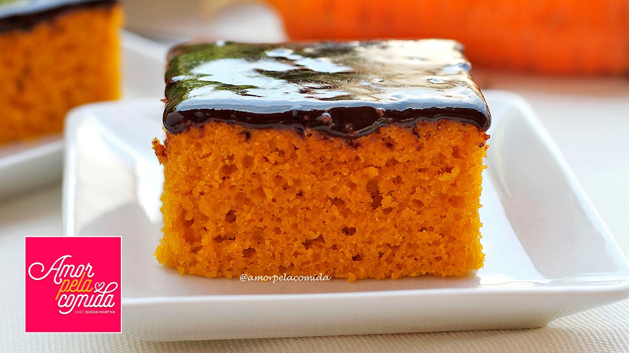 Bolo de Cenoura Fofinho de Liquidificador