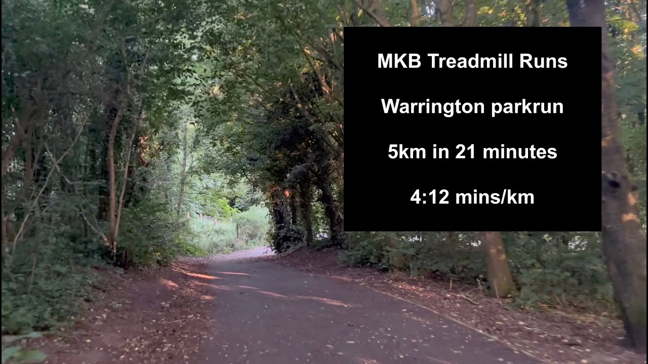Warrington parkrun: 21 minute version. 