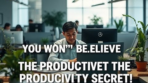 Work Smarter, Not Harder: The Secret to Being Ultra-Productive!