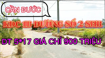 ( Đã Bán) Bán Đất Cần Đước KDC 1B ĐS 2 SHR Giá Hấp Dẫn Nhà Đầu Tư
