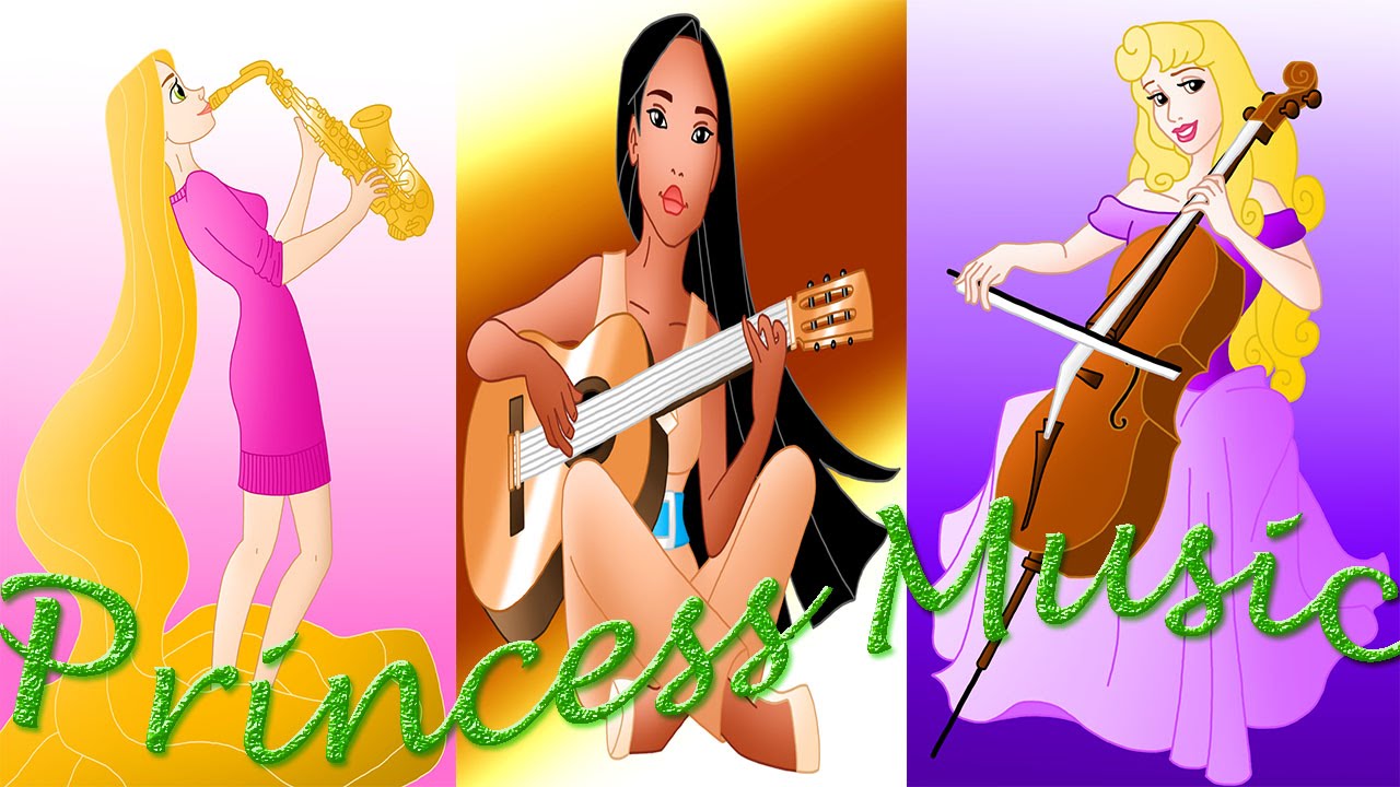 Английские песни принцесс. Музыкальные принцессы Диснея. Диснеевские принцессы с музыкой. Принцесса музыки картинки. Песни принцесс Диснея.