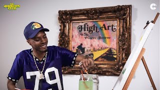 Pi'erre Bourne Freestyles His 'Renaissauce' Painting On The Latest High Art