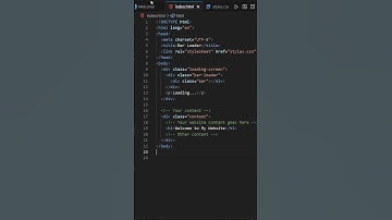 How to Create a Neon Glow progress bar Loading Screen with HTML and CSS #loadinganimation #neonglow