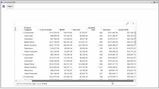 How to Freeze Column Headings in In-Document Analytics Reports