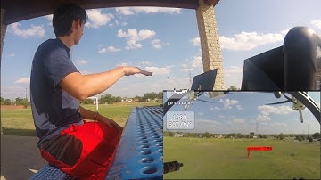Contactless Person Detection Drone Controled via Leap Motion