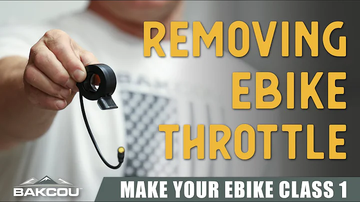 Watch Me Remove a Throttle From an E-Bike in Minutes!