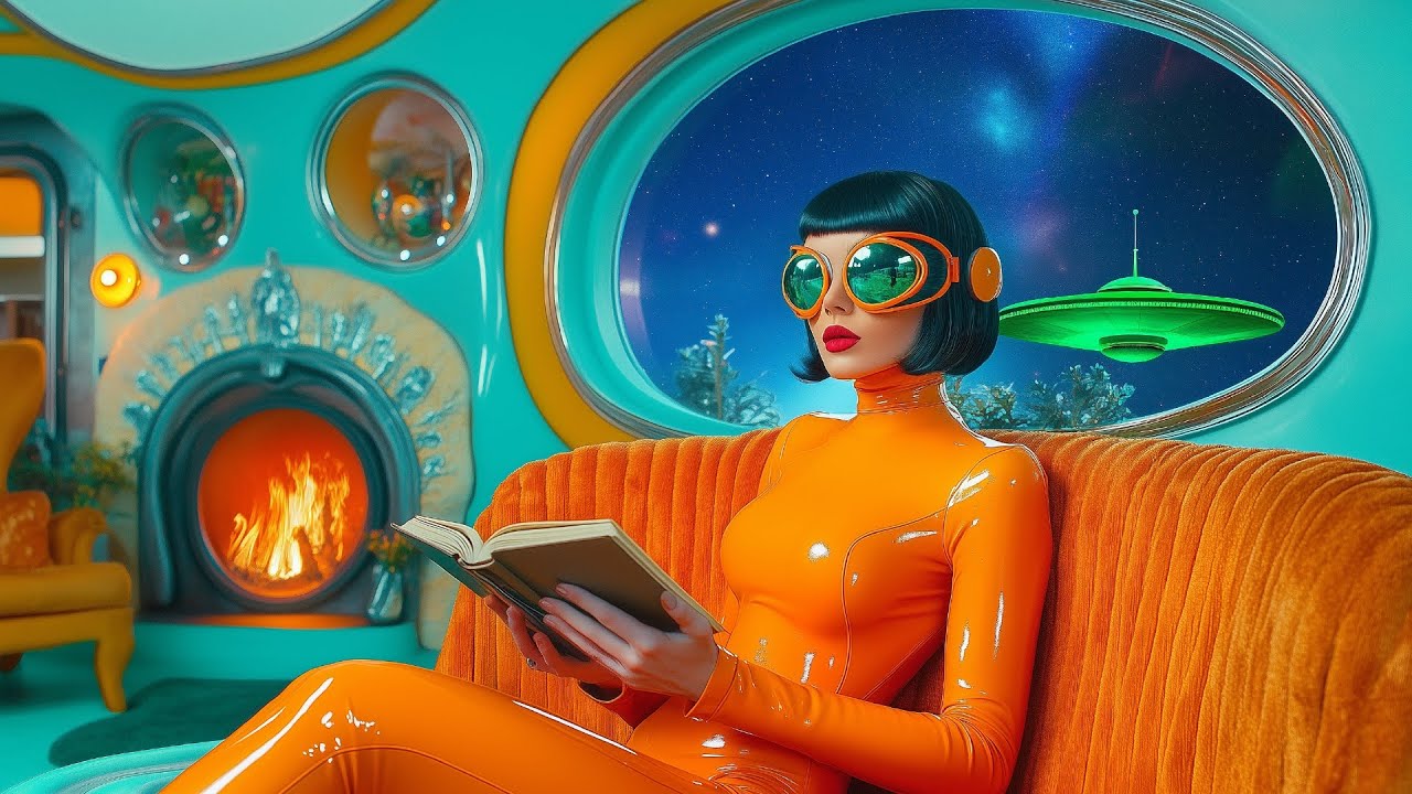 Relaxing Retro-Futuristic Tunes 24/7 | Interdimensional Radio TV 🌌 | #relax #study #sleep