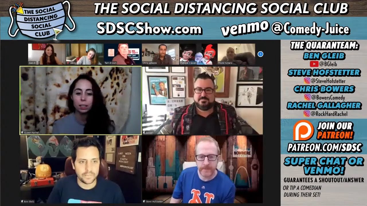 Social Distancing Social Club - Fan Friday!  With Gleib, Hofstetter, Bowers & Queen Rachel