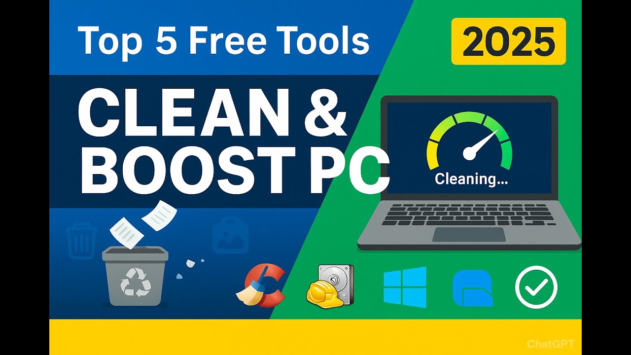 Top 5 Free Tools to Clean & Optimize Your PC 2025 - YouTube