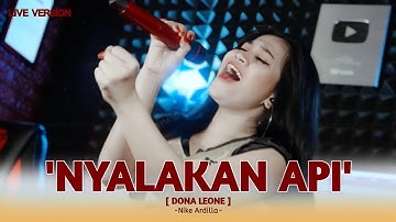 NYALAKAN API - DONA LEONE | Woww VIRAL Suara Menggelegar BUMIL Lady Rocker Indonesia | SLOW ROCK