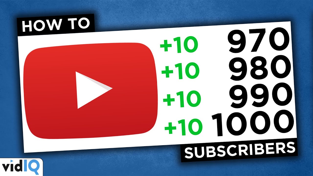 How To Get Your First 1000 Subscribers On Youtube In 21 Youtube