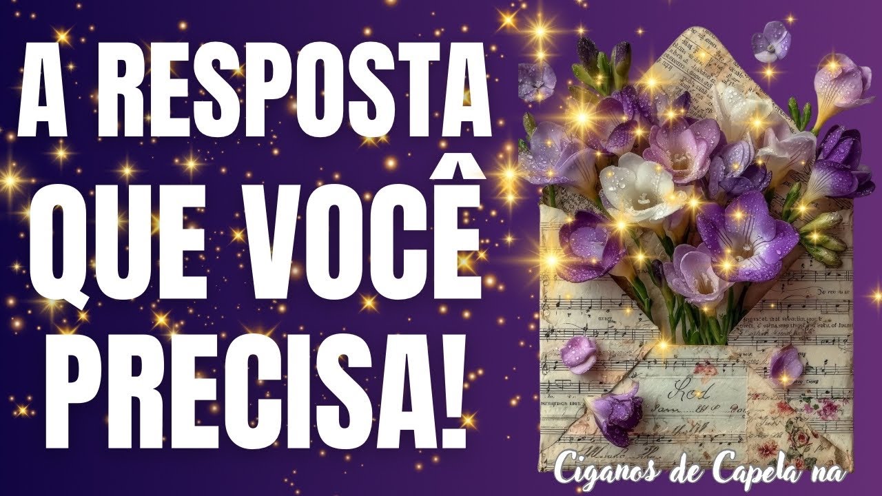 💫 A RESPOSTA QUE VOCÊ PRECISA!  TAROT RESPONDE! 