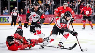 Highlights from Canada vs. Hungary in 2024 IIHF World Championship pre-tournament action Resimi