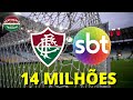 FLUMINENSE FAZ EXIGÊNCIAS, SBT ACEITA E CLUBE RECEBERÁ VALOR MILIONÁRIO PELA TRANSMISSÃO DO CARIOCA