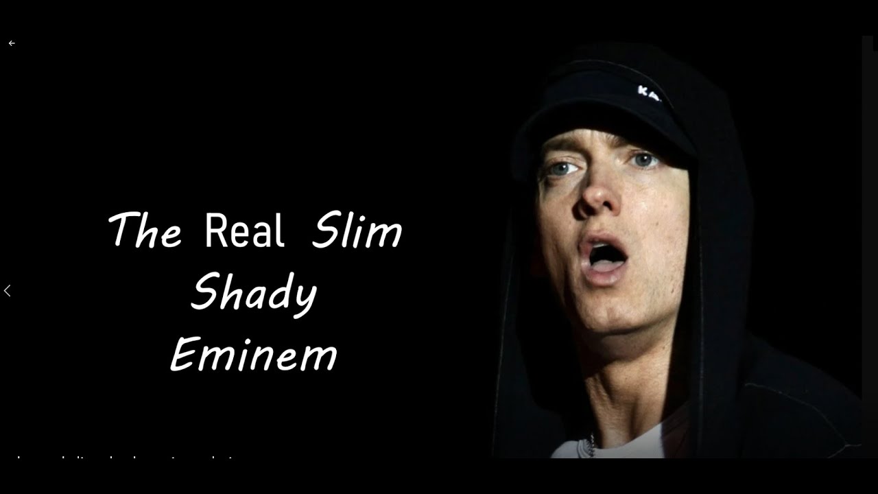 The Real Slim Shady - song and lyrics by Eminem