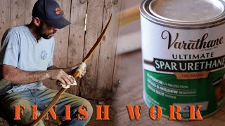 SELF BOW Building - Sanding, Sealing, Waterproofing Wood Bows