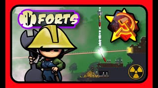 Forts - РАЗНОС ВСЕЙ КАРТЫ С ДВУХ ЯДЕРОК! Интересная механика Red Alert mod #forts #фортс #ЛысыйДядь