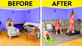 DIY Personal Home Gym Amd Bedroom Makeover Ideas