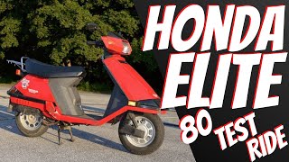 Riding the most INFAMOUS scooter Honda EVER MADE Honda Elite 80 Test Ride