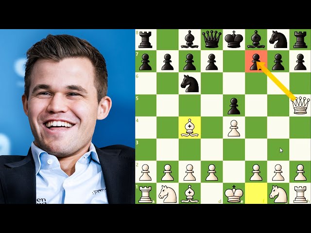 Como assim? Magnus Carlsen tentou dar o Mate Pastor?? 