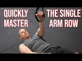 How to Master the Single-Arm bodyweight Row