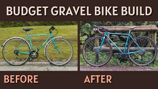 Budget Gravel Bikecyclocross Bike Build From A Hybrid Bike
