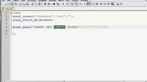 Php Mysql Insert Into function