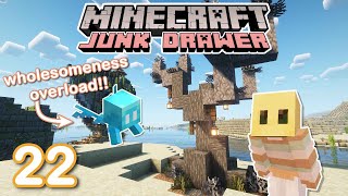 I RESCUED My NEW BEST FRIEND!!🥰| Minecraft Junk Drawer ep. 22