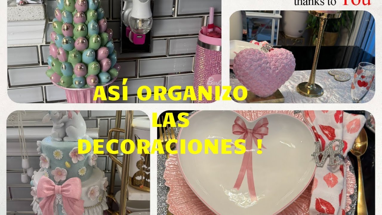 ADIÓS SAN VALENTÍN 💖ASÍ ORGANIZO TODAS LAS DECORACIONES TEMPORALES 