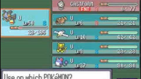 Pokémon Ruby Improved Speed Run Segment 30