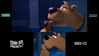 Scooby-Doo (1969\/2020) side-by-side comparison