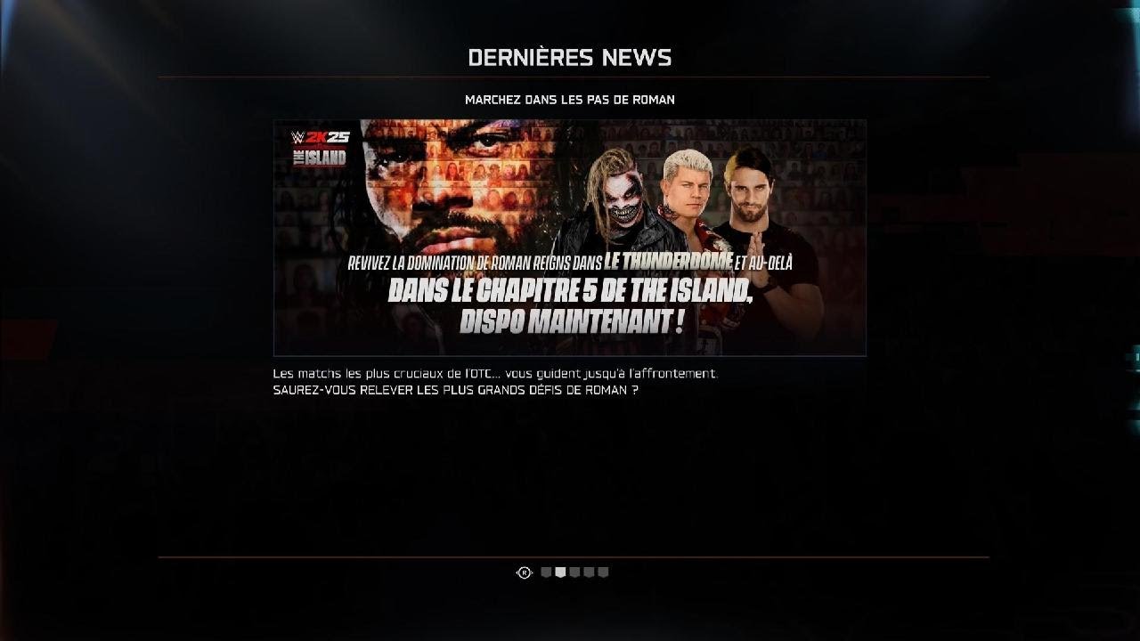 WWE 2K25 PS5 Ma Faction bonus du 23/01/2026