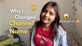 Channel Ka Naam Kyu Change Kiya ⁉️😞😱Here’s What Happened🫢😰#manasidumps #youtubegrowth 