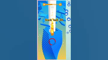 Stack ball 3d gameplay in Android ios #stackball #gaming #viral #shortsfeed #stackball3d