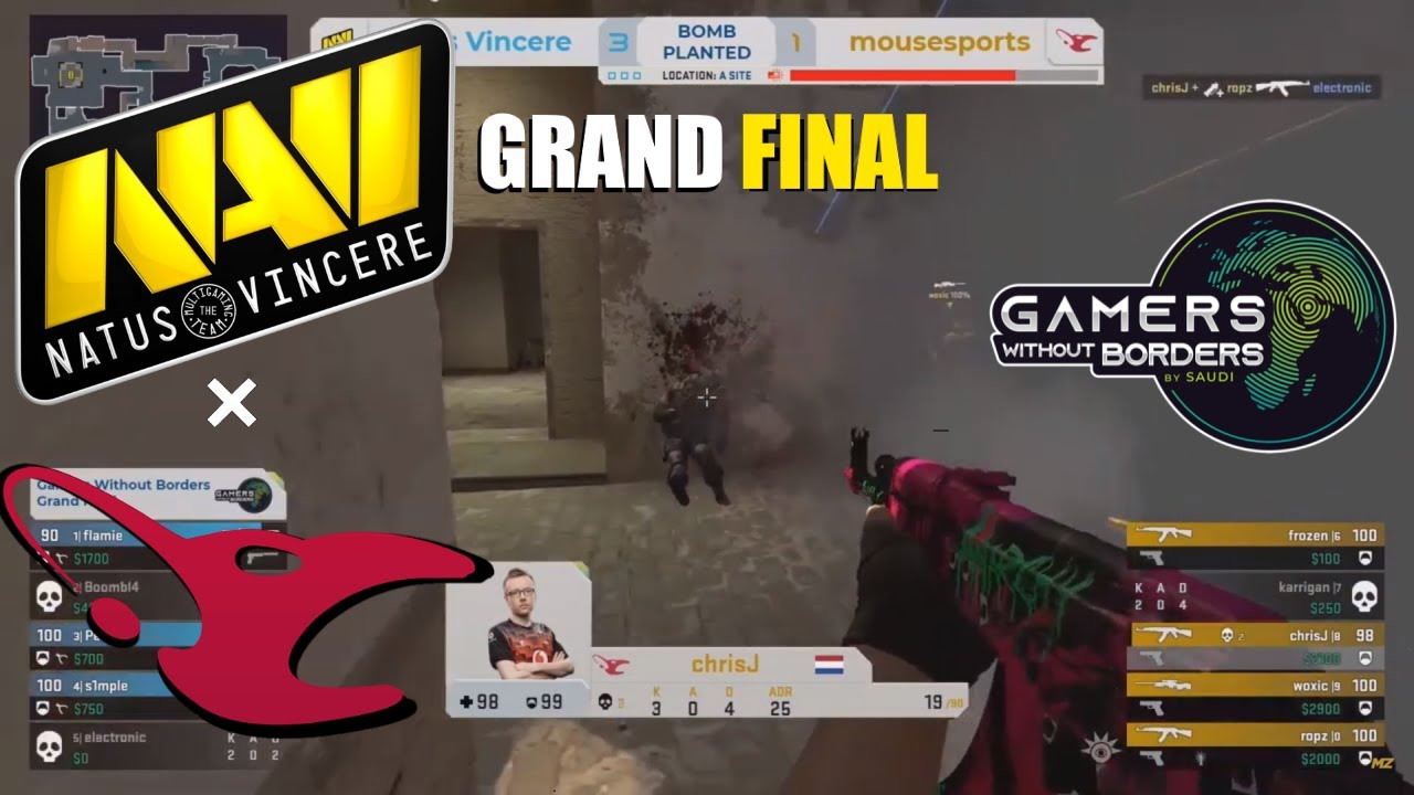 GRAND FINAL! - NaVi vs Mousesports - Gamers Without Borders - CS:GO ...