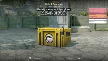 My daily CS2 case unboxing until I get gloves #087