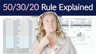 How to make a 50/30/20 Budget | 50 30 20 Rule of Money | 50 30 20 Budget Example Excel Spreadsheet by Wendy Valencia 2,299 views 3 years ago 11 minutes, 19 seconds