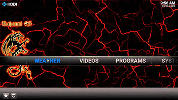 6min Kodi Howto - Weather Option / Customize Main Menu Bar