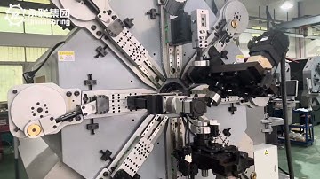 US-1260R 1280R Wire Rotary #camless  #springmachine #unionspring #cncmachine #machinesmanufacturer