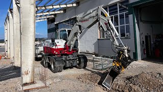 Construction of a steel hall and Takeuchi TB 295 W by Petr Šmotek  30,053 views 9 months ago 6 minutes, 51 seconds