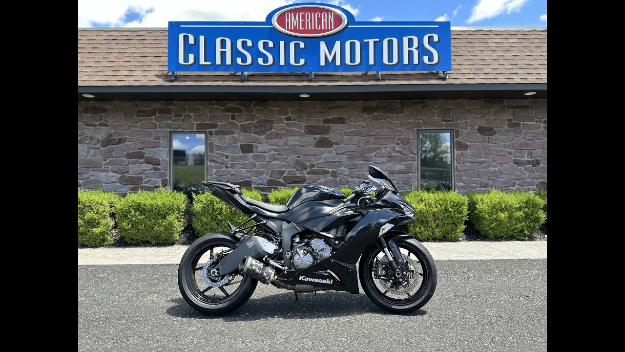 2026 Kawasaki Ninja ZX-6R ZX636JTFAN ABS 636cc One-Owner, Clean