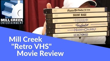 Retro VHS Slipcover Mill Creek Bluray Edition Set of 6
