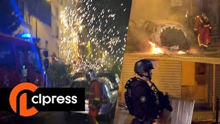 14 juillet 2022 : mortiers d'artifice sur les pompiers et incendies (14/15 juillet 2022, Paris) [4K]
