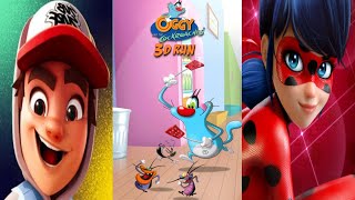 Subway Surfers Oxford Jake 2021 Vs Oggy and the Cockroaches 3D Run Vs Ladybug New Android Gameplay screenshot 5