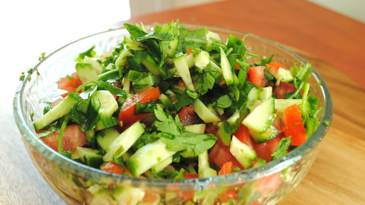Healthy Easy and Tasty Salad 🥗 - YouTube