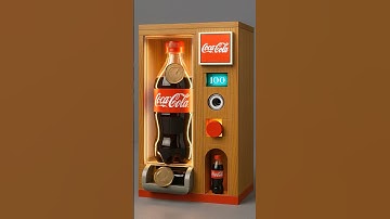 Coca-Cola Vending Machine Design #cocacola #vending #design #asmr #lego #satisfying #miniature
