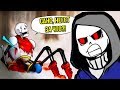 ДАСТ САНС УБИВАЕТ ПАПАЙРУСА ! ФИНАЛ ОБНОВЛЕНИЯ ! - Undertale: Under AU - #2