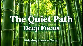 ๐ฟ The Quiet Path | Deep Focus Piano & Guitar for Studying, Reading & Work (3 Hours)