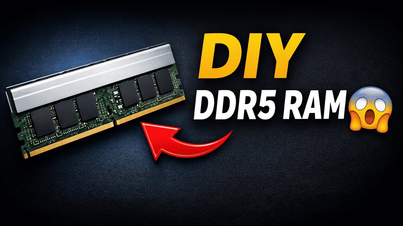 DIY DDR5 RAM 😱 - YouTube