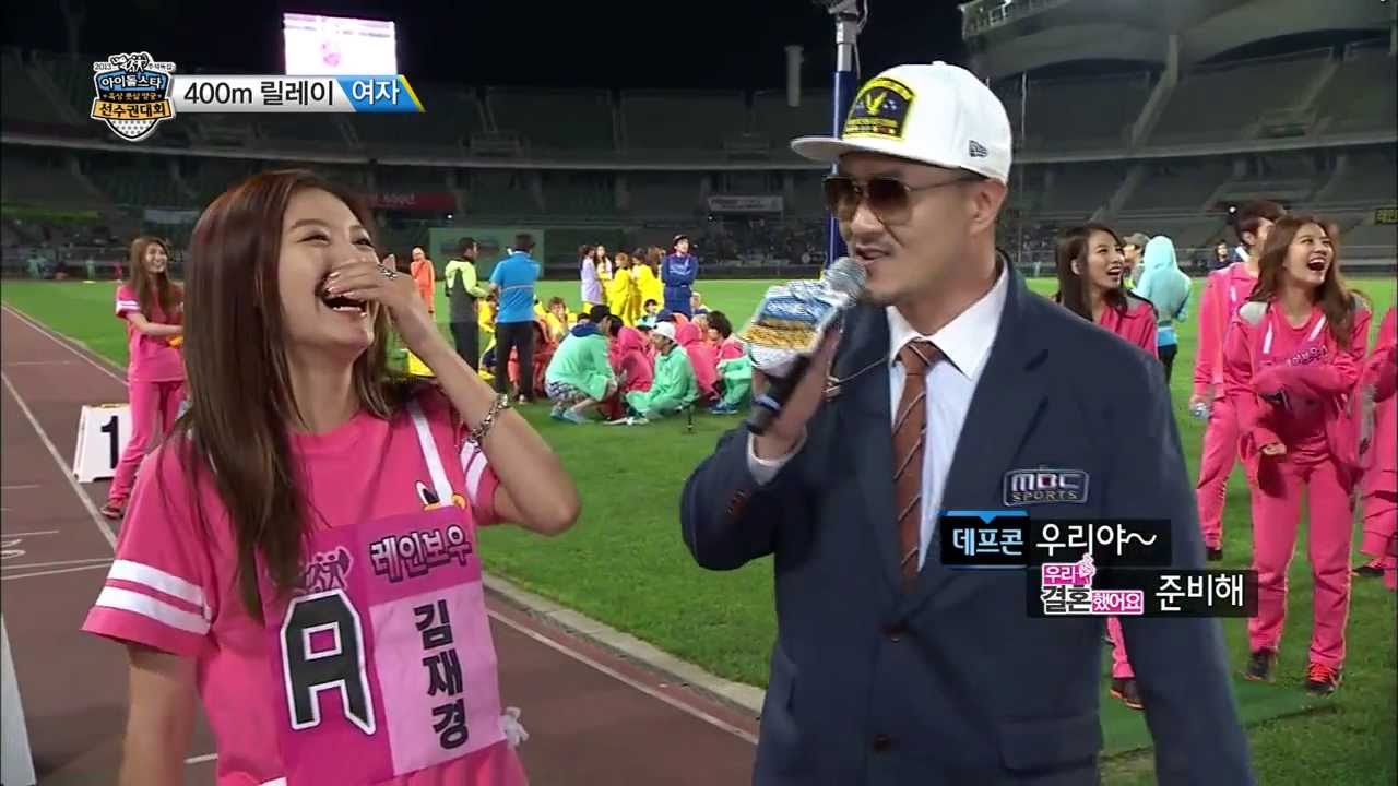 [HOT] 아이돌 스타 육상풋살양궁 선수권대회 2부 K-Pop Star Championships - 인간적으로 너무 느린 수지, 400m 릴레이서 뒤뚱뒤뚱 20130920